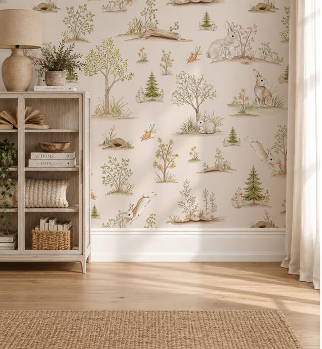 Ft. Woodland in Cozy Reading Corner Wall