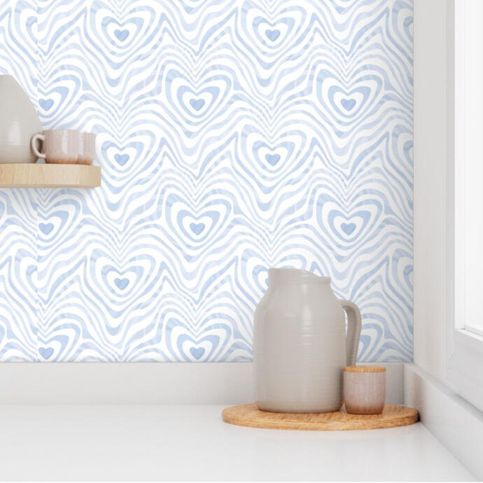 Ft. Waves of Love in Kitchen Wall