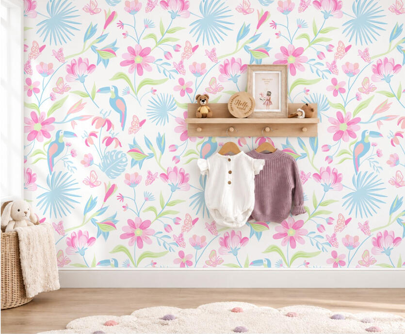 Ft. Toucan Garden in Wardrobe Room Wall