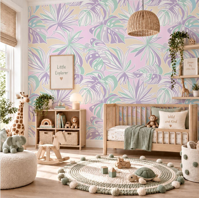 Ft. Palmera in Nursery Room Wall