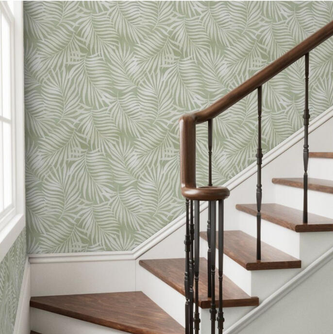 Ft. Palm Drift in Stairway Wall
