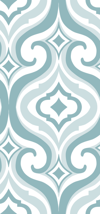 Geo Mirage - Steel Blue