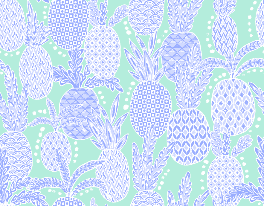Ananas - Turq Green